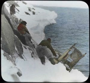 Image: Eskimo [Inuk], Sledge, Icefoot